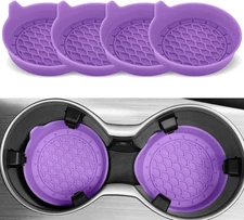 SINGARO Car Cup Holder Coaster, Silicone Cup Holder Insert, Universal Non-Slip C