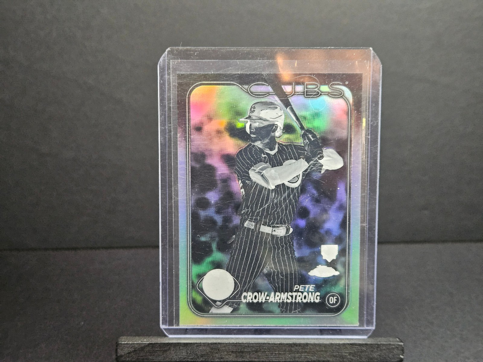 2024 Topps Chrome - Pete Crow-Armstrong RC Negative Refractor #16 Chicago Cubs