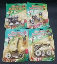 Modern Stone Age Toy Lot Caveman ATICO 1994 Carded 2" HTF Lot 4 