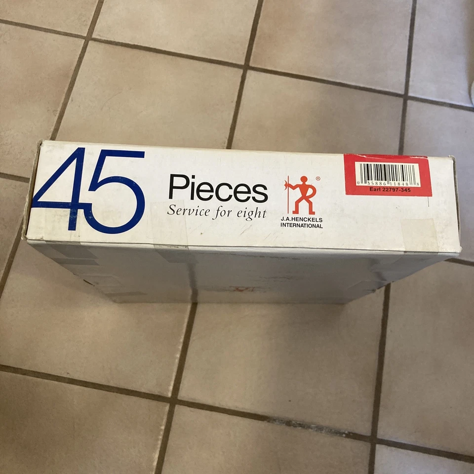 J.A. Henckels Intl 18/10 Stainless Steel Earl 45-Piece Set Service for 8 New - Image 2 of 4