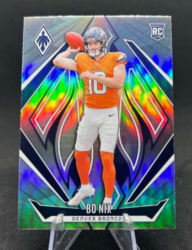 Bo Nix 2024 NFL Panini Phoenix Rookie Silver Prizm RC #159 Broncos