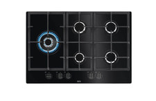 Image of AEG HKB75820NB 75cm 5 Burner Gas on Glass Gas Hob, Black