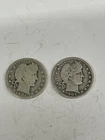 1904-O, & P BARBER SILVER QUARTERs  (I#017)