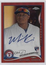 2014 Chrome Image Variation Red Refractor Rookie 15/25 Michael Choice Auto 1f60