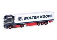 Herpa H0 KüHlkoffer-Sattelzug Mercedes-Benz Actros L 1:87 Wolter Koops 319966