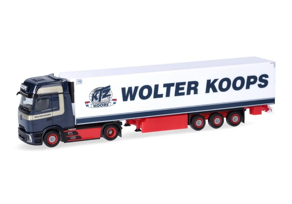 Herpa H0 KüHlkoffer-Sattelzug Mercedes-Benz Actros L 1:87 Wolter Koops 319966-image