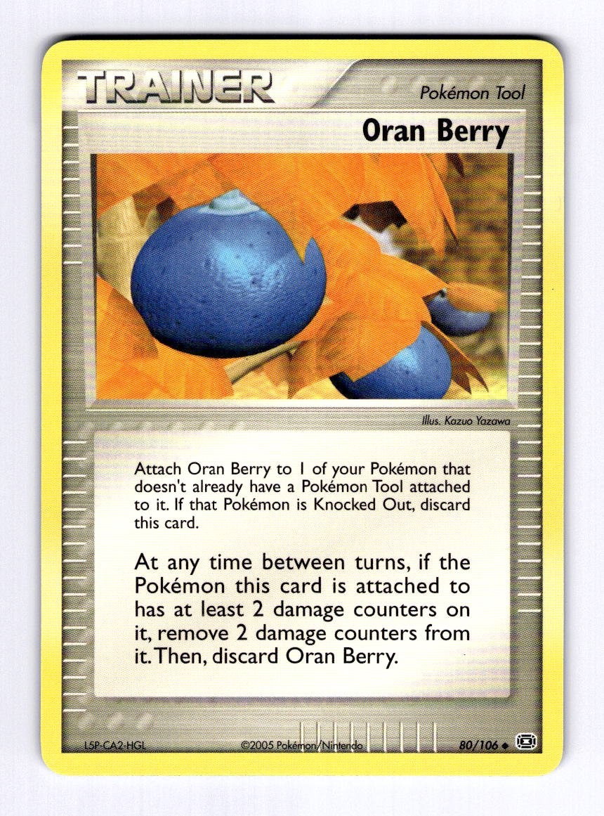 Oran Berry Emerald #80 (2005) Uncommon NM Pokemon