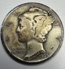 1935 D Mercury Dime H33