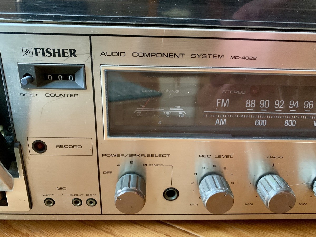 Rare!! Vintage Fisher MC-4022 Audio System w/Turntable | eBay