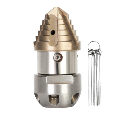 #ad #ad 3 8 Sewer Jetter Nozzle for 70 L min Pressure Washer 360 Degree 3 8 NPT Sewe... $89.64