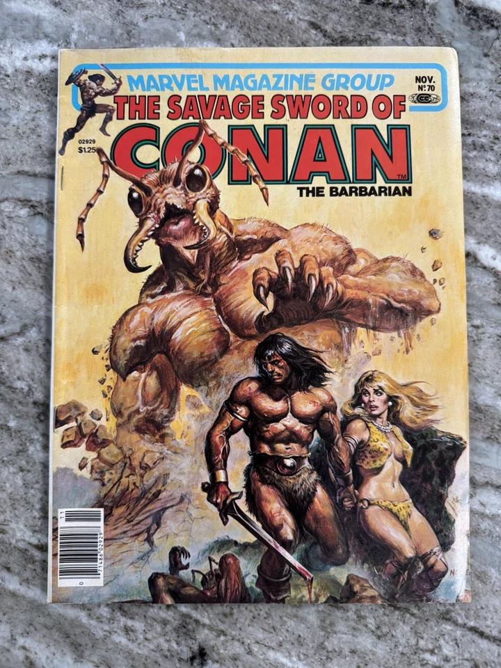 The Savage Sword of Conan the Barbarian #69,70,73 Marvel Magazine 1981-82 🔥 - Image 4 of 4