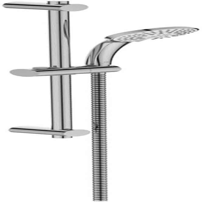 – Idealrain Combinazione Doccia Con Asta Doccia 312X723 Mm, Con Doccetta a 3 Fun