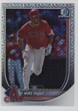2025 Bowman Mega Box Chrome Mojo Refractor Mike Trout #1 3do