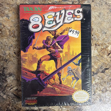 Taxan 8 Eyes (NES) NTSC Action Platformer Multiplayer Box Only