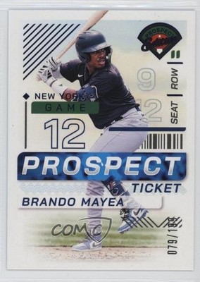 2024 Panini Prospect Edition Blue /199 Brandon Mayea Brando Mayea #185 im4