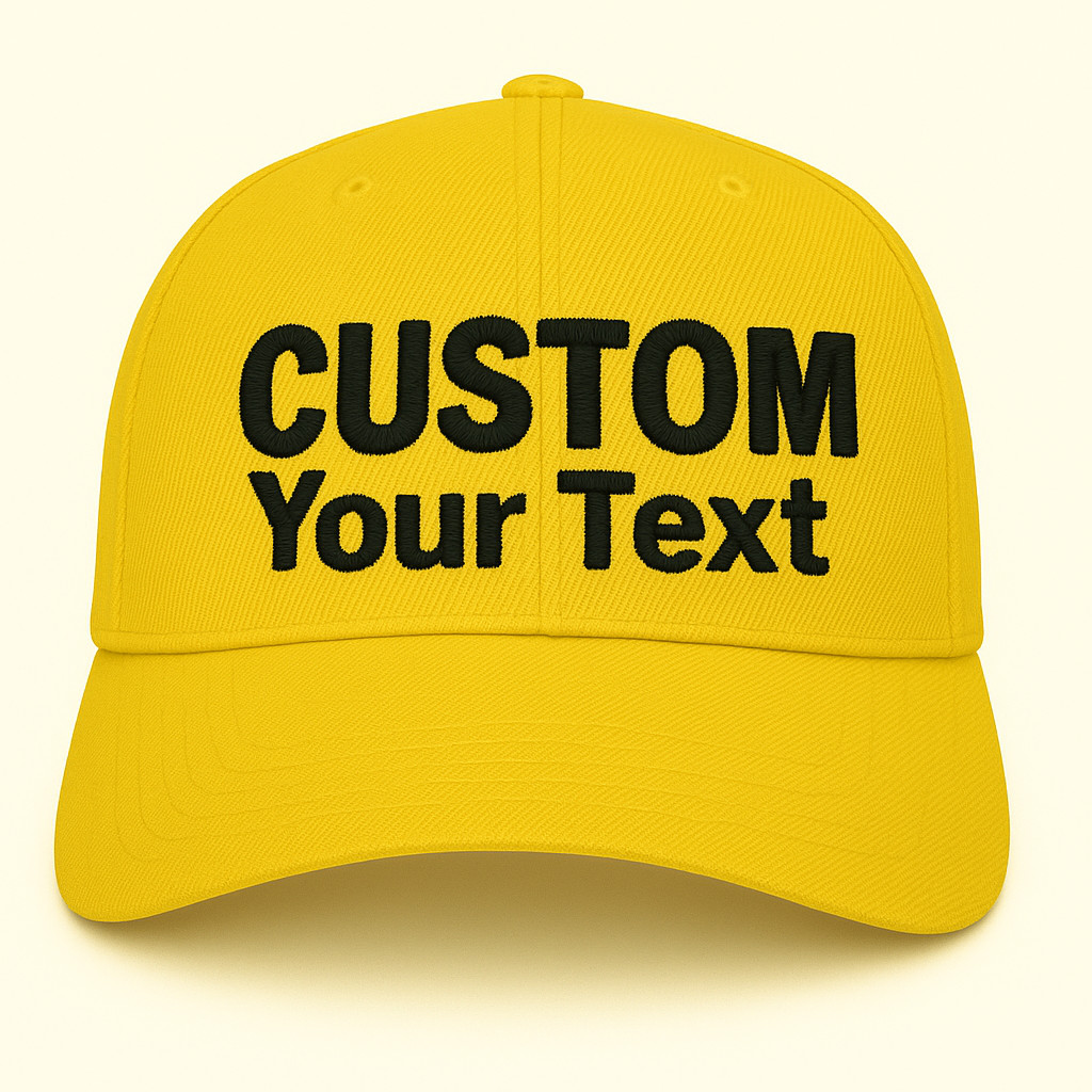 Custom Embroidered Baseball Cap Personalized Text Dad Hat with Your Own Message