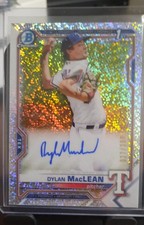 2021 Bowman - Chrome Prospects Autographs Dylan MacLean #CPA-DMA Speckle /299