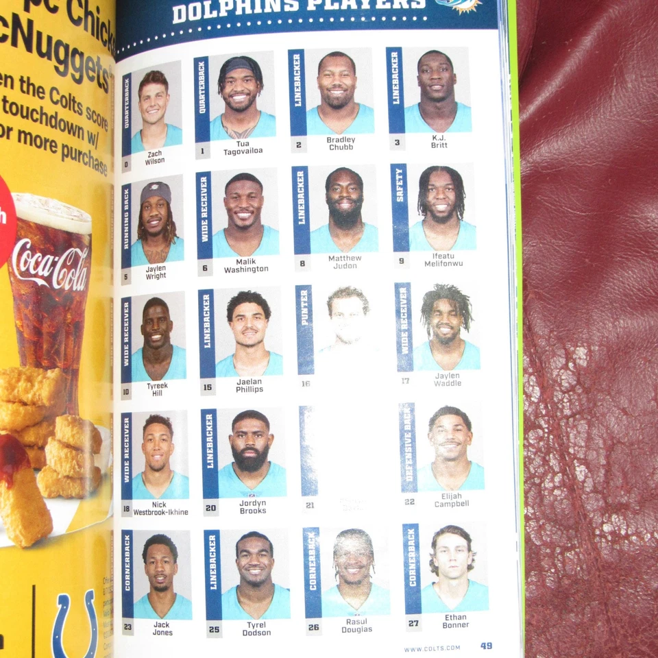 Jim Irsay Ring Of Honor Indianapolis Colts Scout Program Magazine Book 9/7/25 - Image 4 of 4