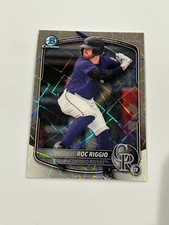 Roc Riggio 2025 Bowman Draft #BDC-19 Chrome Lazer Refractor