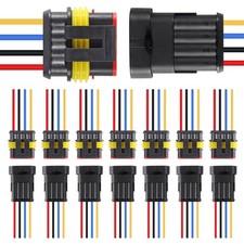 8Pair 4Pin Connector Waterproof Electrical 4 Pin Plug Auto Electrical Wire Co...