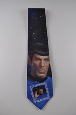 Vintage Star Trek Tie Mr. Spock 1994 Ralph Marlin Made in USA