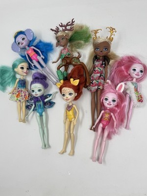 Mattel Enchantimals 6'' Dolls No Accessories Lot Of 8