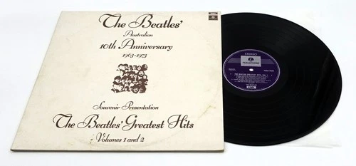 The Beatles Greatest Hits 10th Anniversary 1963-1973 Souvenir 2x Vinyl LP Record