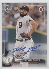 2017 Topps Holiday Bowman Auto 34/50 Michael Fulmer #TH-MF Auto 1j8