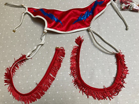 Agent Provocateur Skyranger suspender belt L fringed thigh chaps Cowgirl NEW