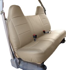 For Ford F-150 Iggee S.leather Custom Made Fit Bench Seat Covers Beige