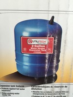 Utilitech 2 Gallon Water Heater Expansion Pressure Tank 0160680 Utilitech 2 Gallon Water Heater Expansion Pressure Tank 0160680