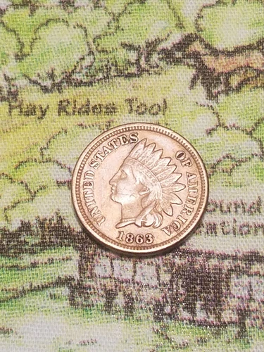1863 Indian Head Penny VF