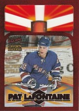1997-98 Crown Royale Lamplighters Cel-Fusion Die-Cuts #12 Pat LaFontaine (1:73)!