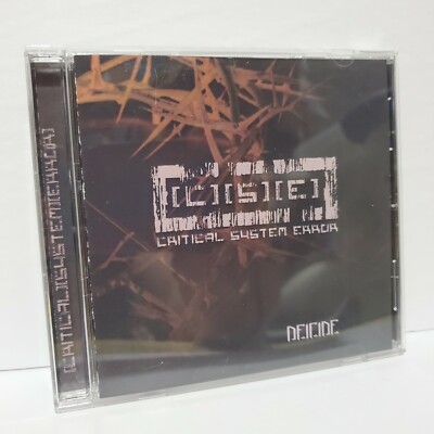 Critical System Error DECIDE CD 2011 Industrial Electronic 