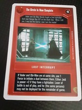 Decipher Star Wars CCG UNPLAYED Unltd See Pic WB Premiere CIRCLE NOW COMPLETE
