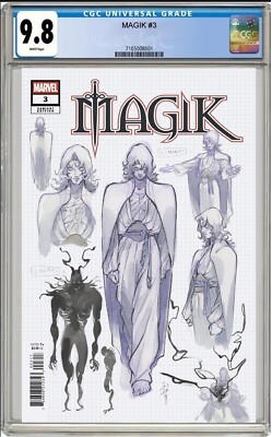 MAGIK #3 PEACH MOMOKO DESIGN VARIANT 1:10 CGC 9.8 NM PRESALE  3.19