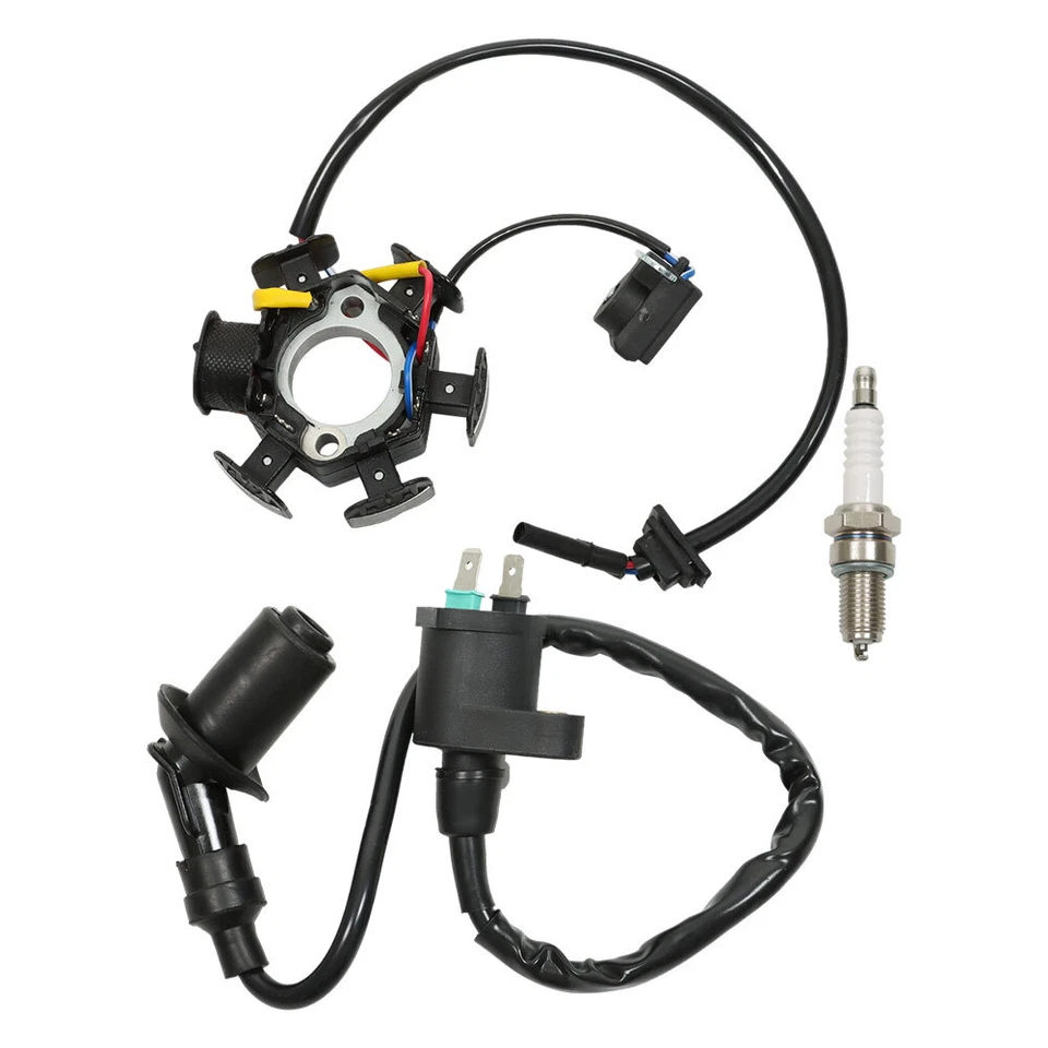 Bujía bobina de encendido del estator para 00-03 Honda XR50R 1997-2000 01-003 XR70R Foto 2 de 4