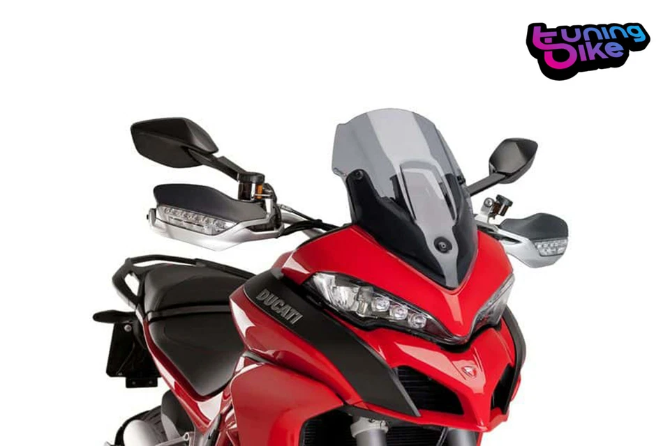 Bulle Racing Puig Ducati Multistrada 1200 Annee 2017 fume Clair.
