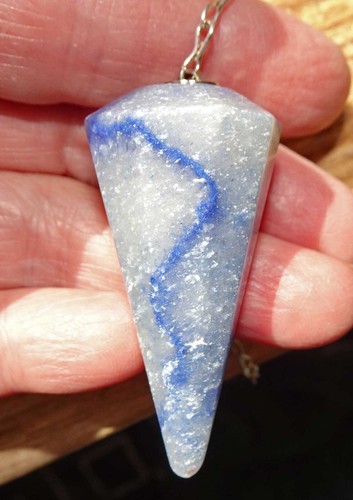 Blue Quartz Pendulum (Dumortierite)  p28 - Picture 1 of 4
