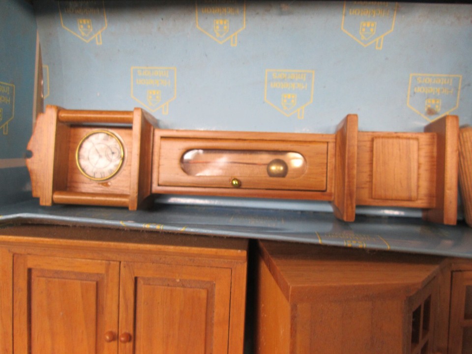 Vintage Hickleton Interiors Miniature Dolls House Furniture Kitchen Set