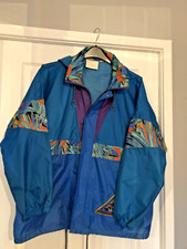 Ladies lightweight Coat/kagool (36 Inch Chest), Blue with hood.