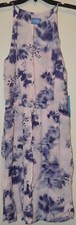 Simply Vera Women's Pink Flowering Desert Sleeveless Wrap Front Dress Size Small
