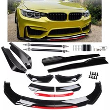 For Bmw 3 4 5 Series Front Rear Bumper Lip Spoiler Splitter Body Kit Side Skirt