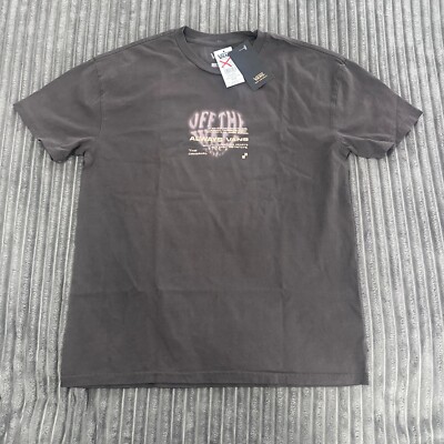 Vans Basic Instinct T-Shirt Mens S Gray Graphic Skateboard Classic Off The Wall