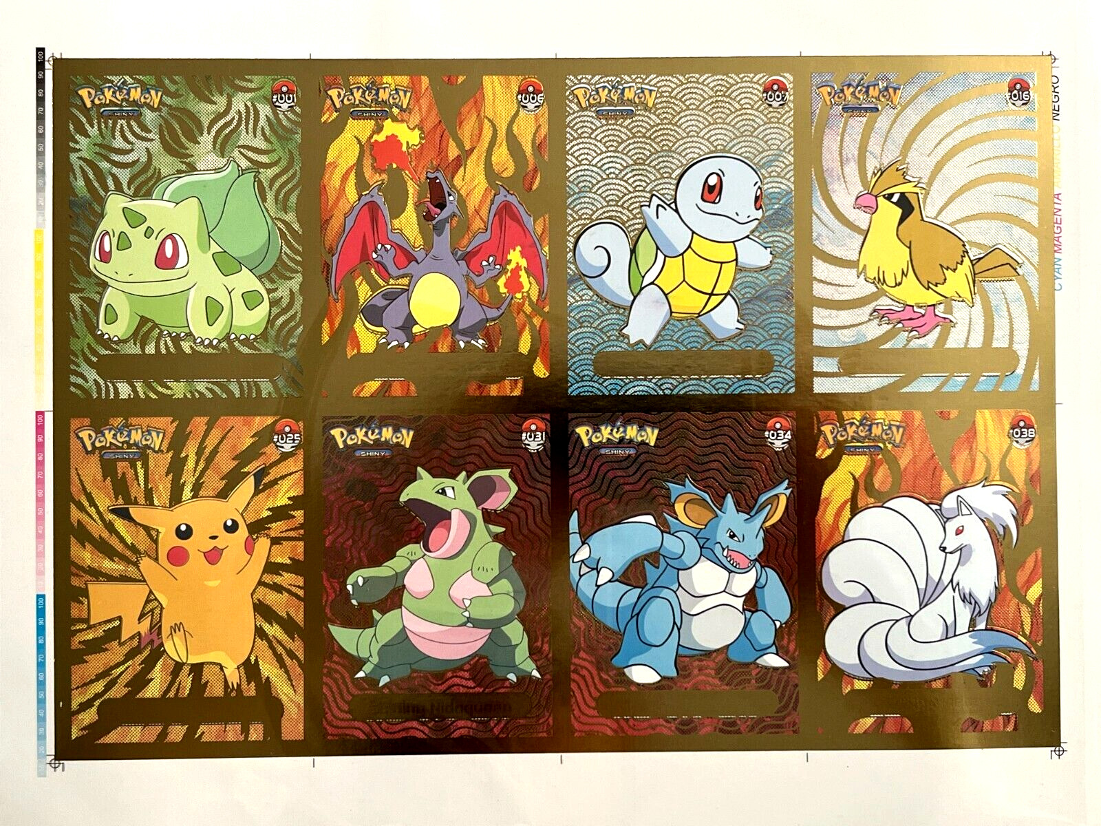 2024 POKEMON UNCUT SHEET Infinity Kanto Peru Edition Foil Rare Pikachu Charizard