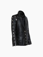 Free People Dan Cassab Eva Leather Jacket-l-$1230-omg A610-29