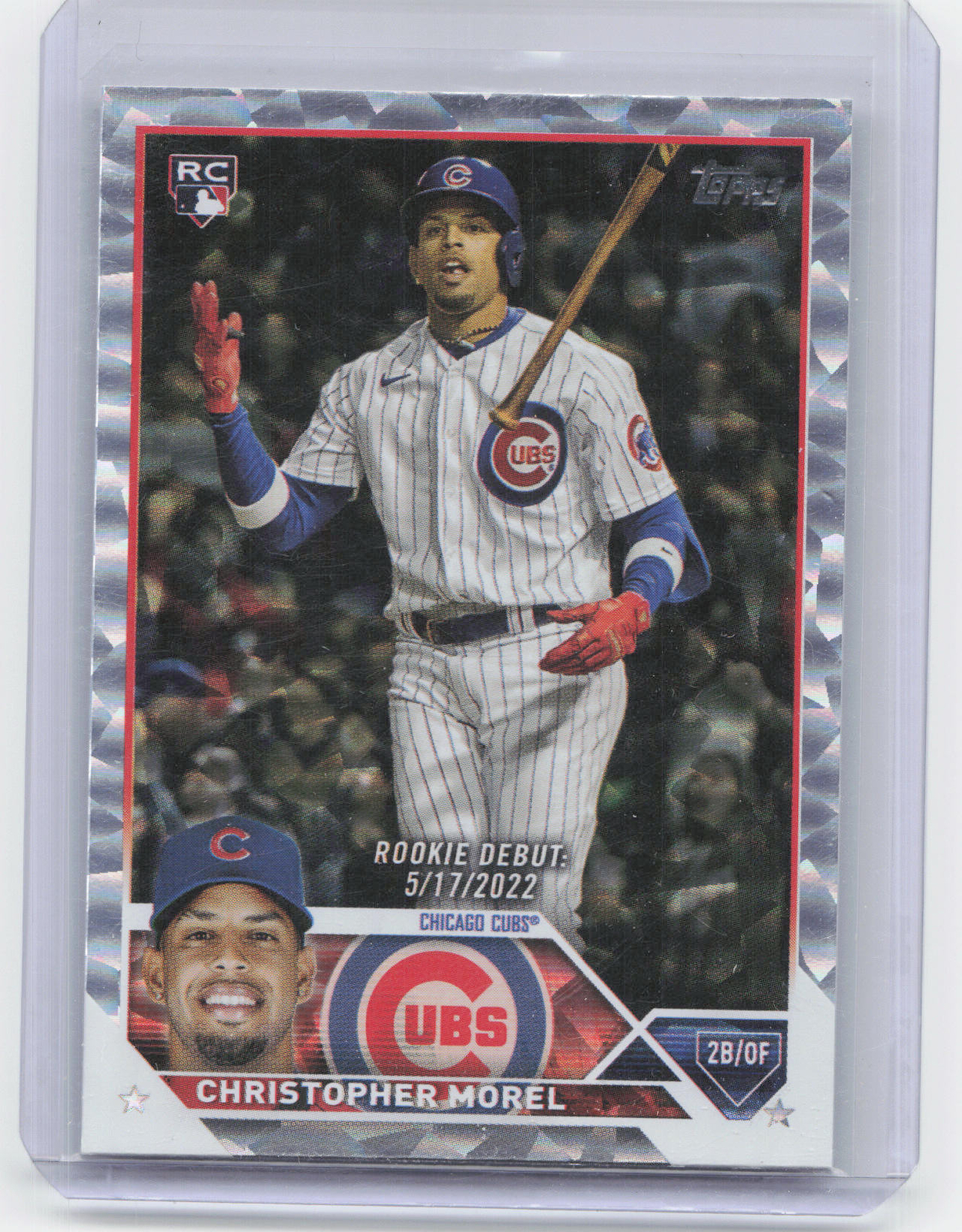 2023 Topps Update #US163 Christopher Morel Silver Pattern Foilboard