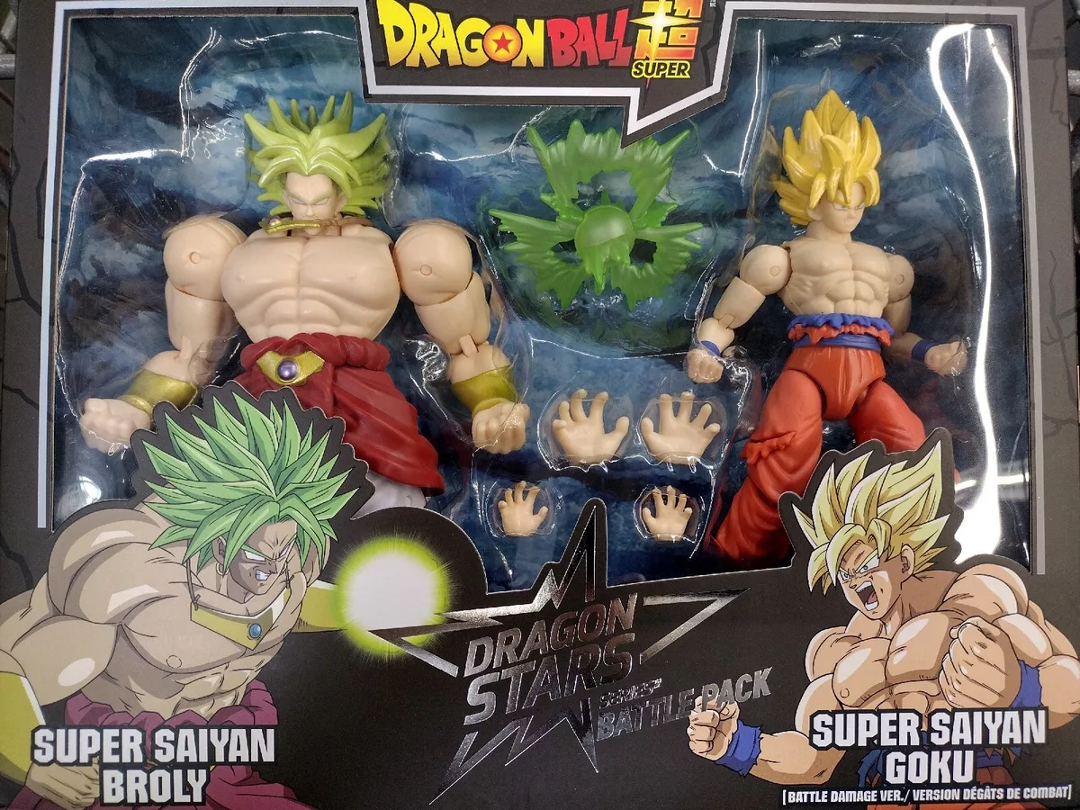 Dragon Ball Super Dragon Stars Super Saiyan Goku Battle Damage Ver. vs. Super  Saiyan Broly Dragon Ball Z Battle 2-Pack