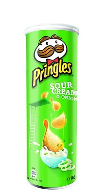 Pringles Sour Cream & Onion, 3er Pack (3x165 G Dose)