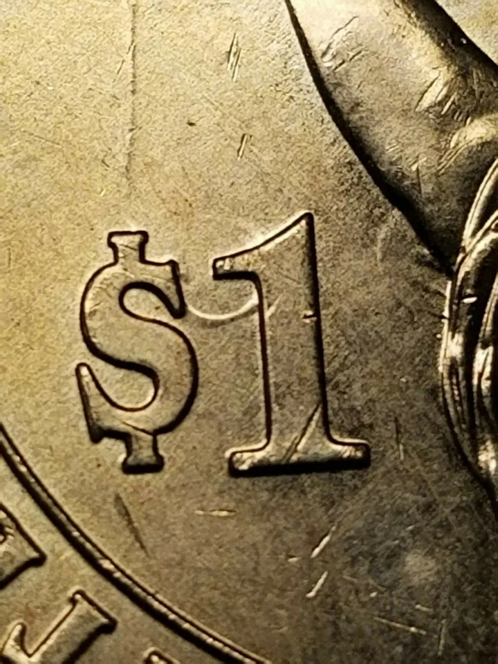 2007 P George Washington $1 One Dollar Major DIE CLASH Error Variety Beautiful - Image 4 of 4